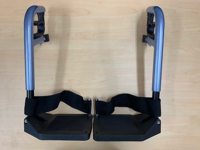 Wheelchair Swingaway Legrest Assembly Blue (PAIR)