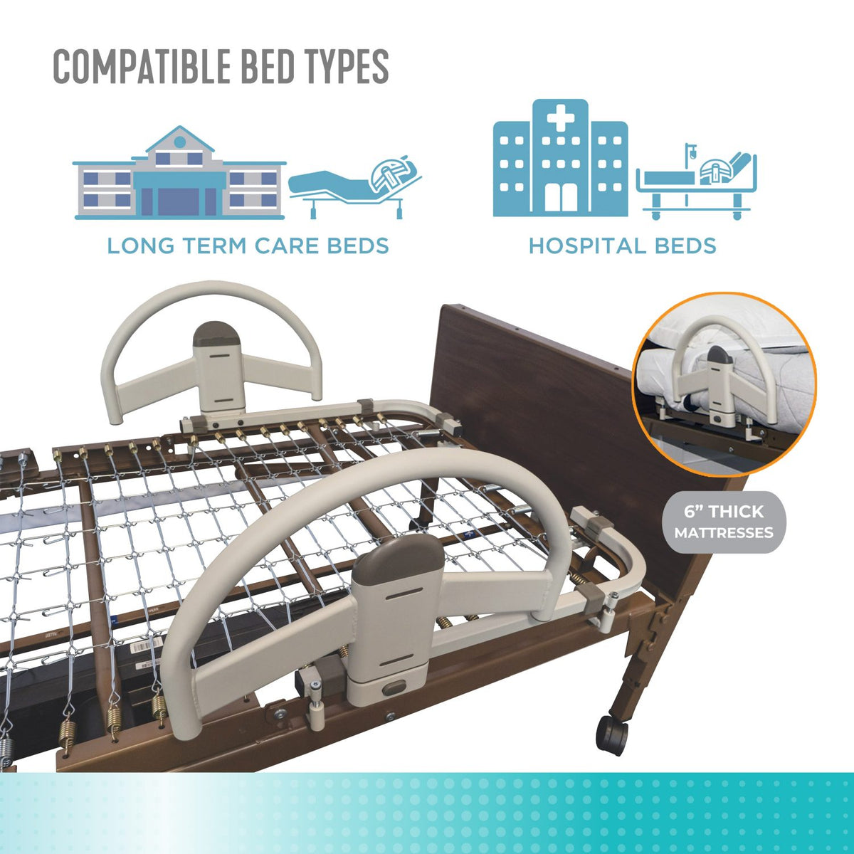 Stander EZ Click LTC Bed Handle