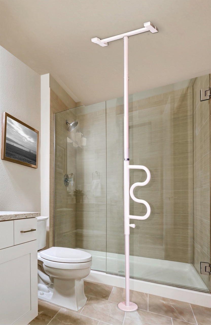 Stander Wonder Pole Plus (Security Pole Curved Grab Bar)
