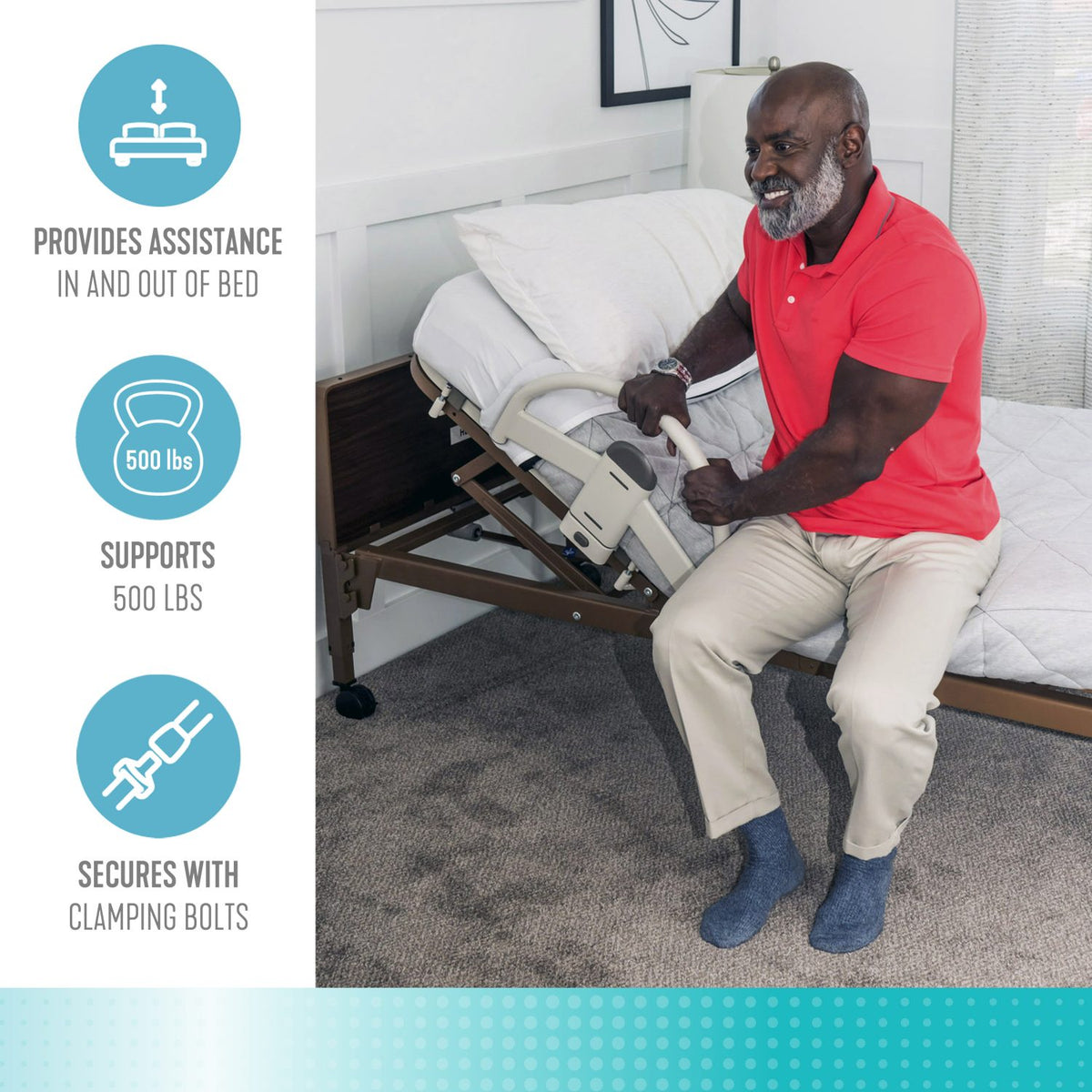 Stander EZ Click LTC Bed Handle