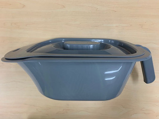 Bathroom Shower Commode Pan & Lid Max Mobility Delta SC1