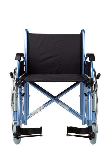 Max Mobility HD1 Heavy Duty Wheelchair (Blue)