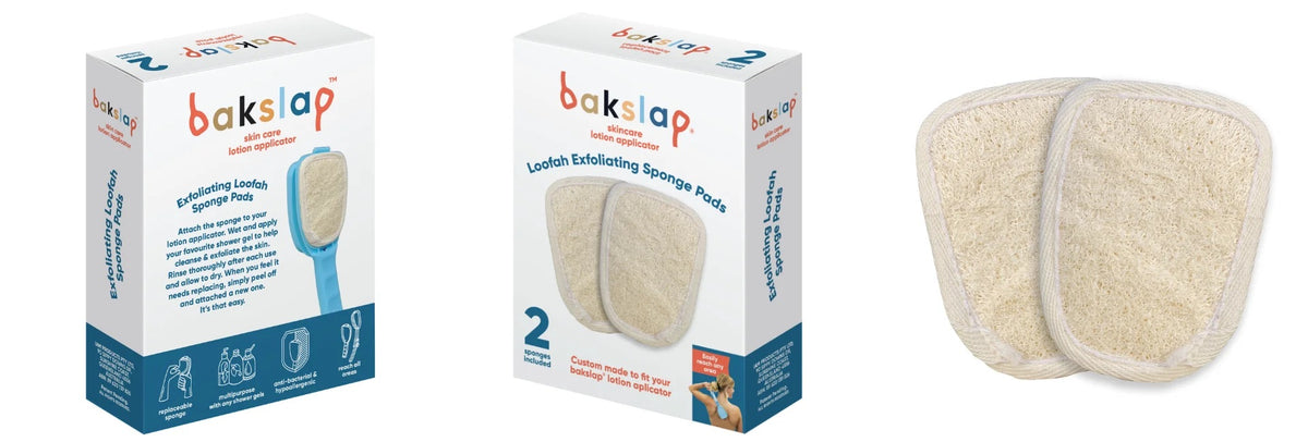 Bakslap Exfoliating Loofah Replacement Pack (x3)
