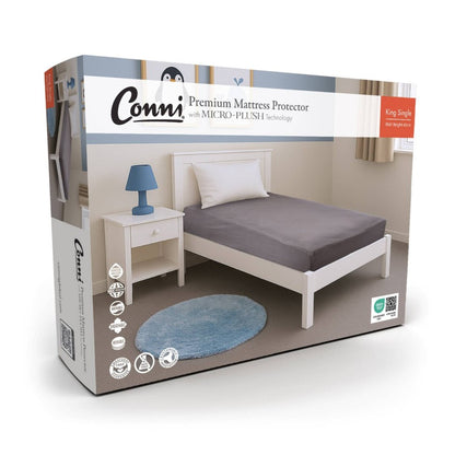 Conni Micro-Plush - King Single Waterproof Fitted Sheet
