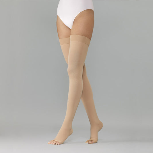 Varisan Thigh High Grip TOP Stockings Normal Ccl.2 (Open Toe) 6A4N9