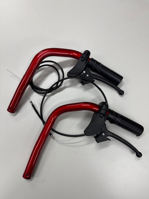 Wheelchair Handle Kit Red (PAIR) Max Mobility Omega LA1