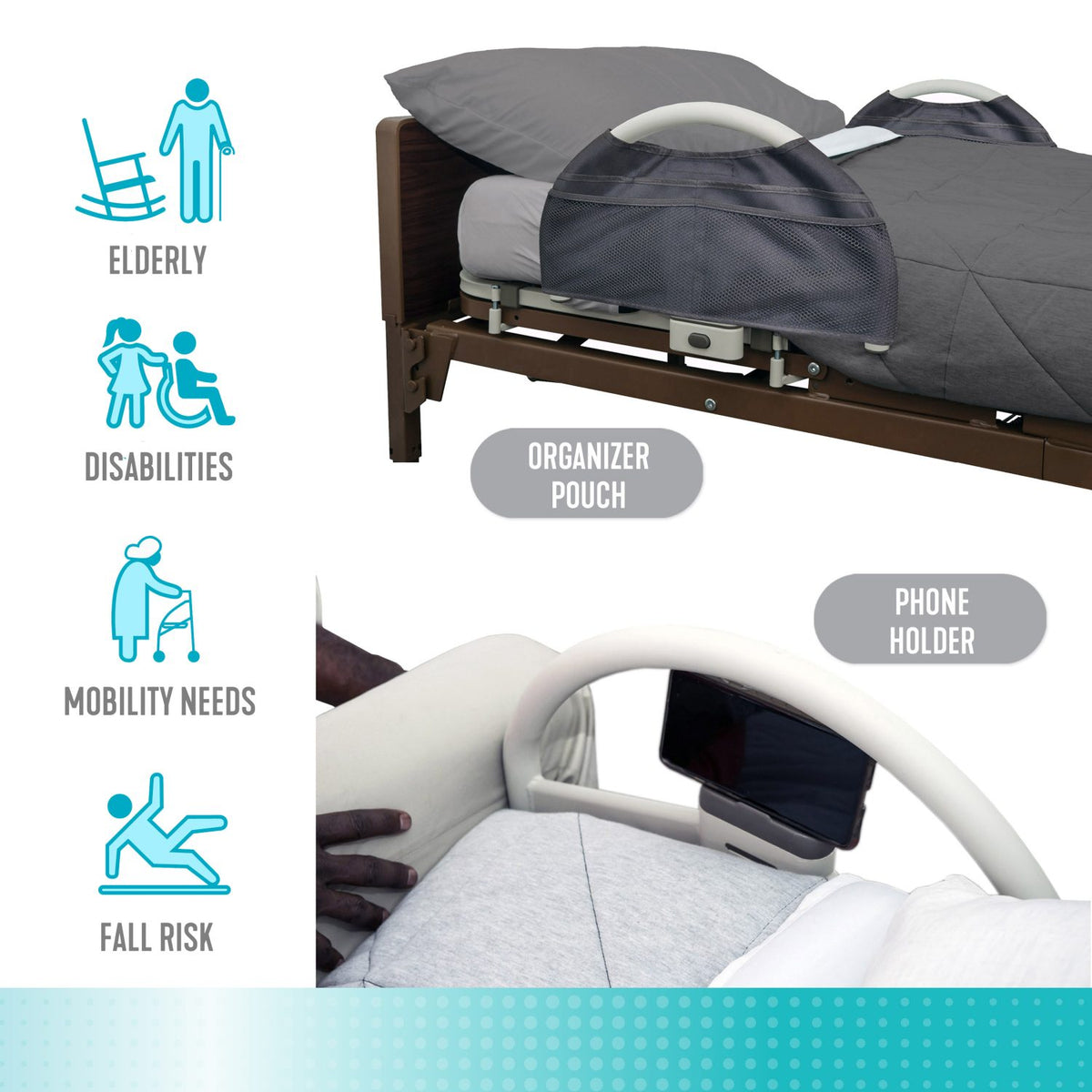 Stander EZ Click LTC Bed Handle