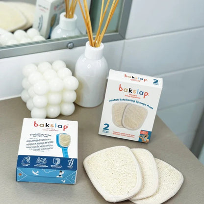 Bakslap Exfoliating Loofah Replacement Pack (x3)